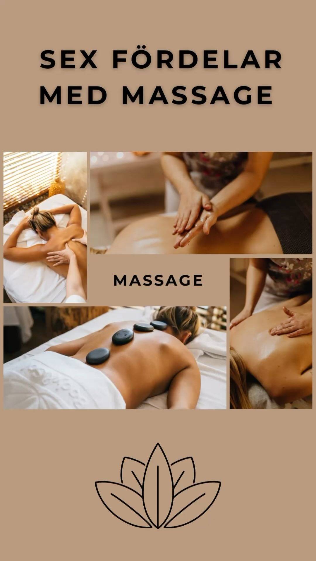 Fördelar med massage som förhoppningsvis ni redan vet om och länk till min kurs i massage för husbehov. Lev O må 🤩✌️